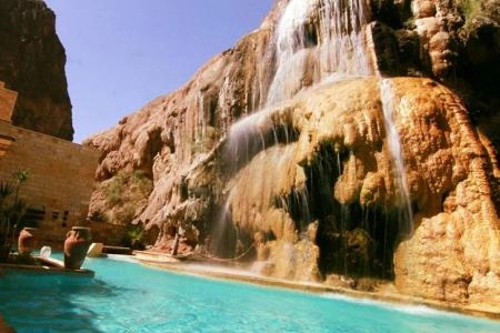 Couple enjoying Paris with Eiffel Tower