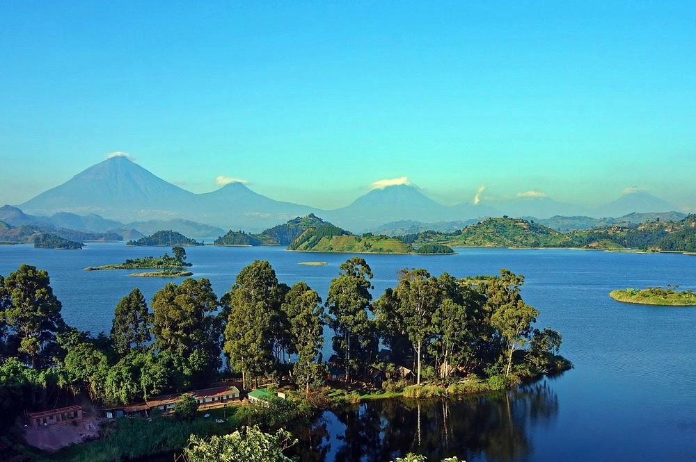 Couple enjoying Paris with Eiffel Tower