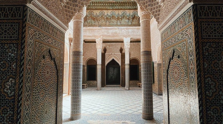 Couple enjoying Paris with Eiffel Tower
