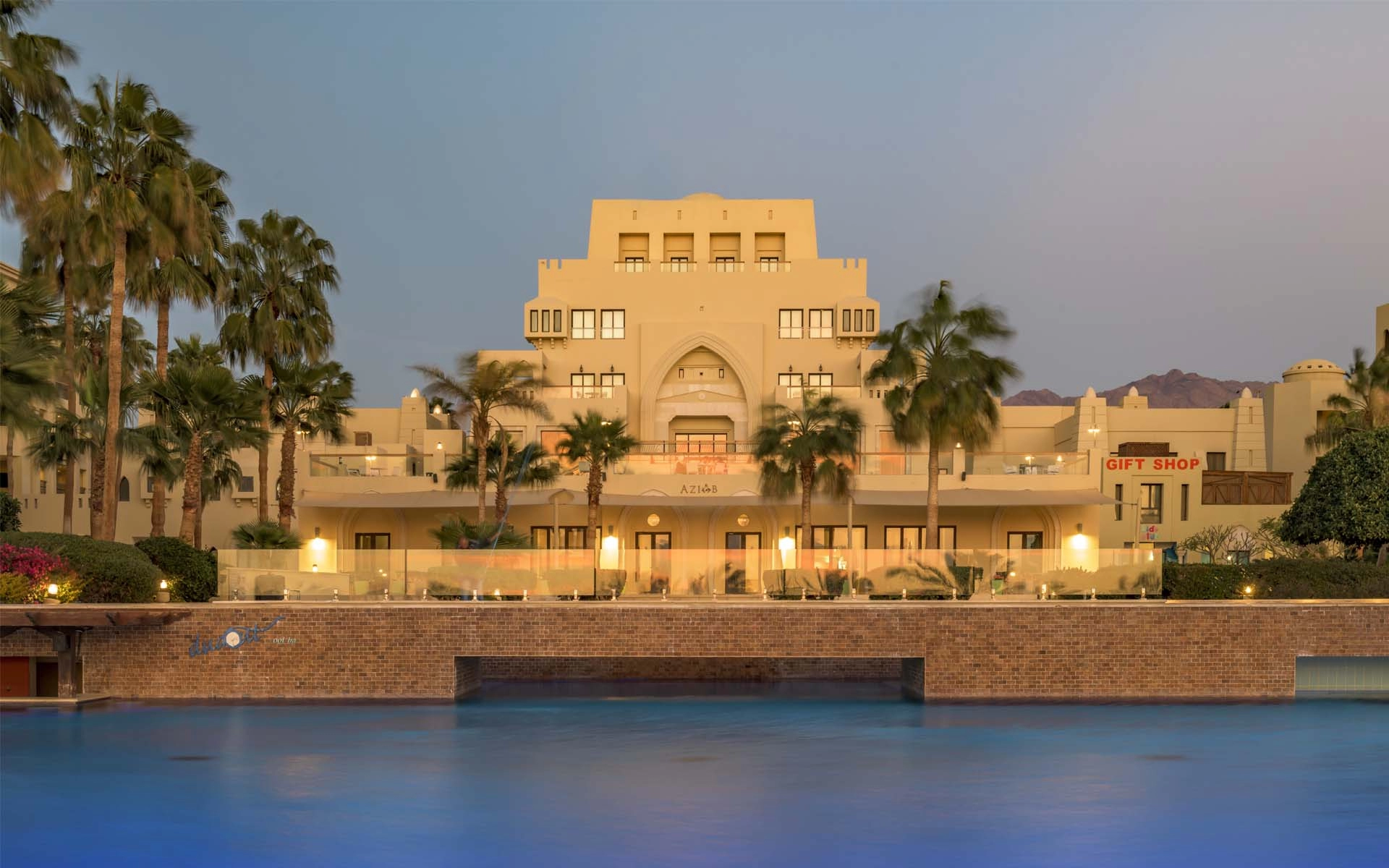 Couple enjoying Paris with Eiffel Tower